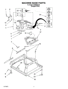04 - Machine Base parts for Whirlpool Washer LSQ8000LQ0 from AppliancePartsPros.com