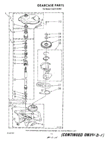 12 - Gearcase parts for Whirlpool Washer CA2751XSW4 from AppliancePartsPros.com