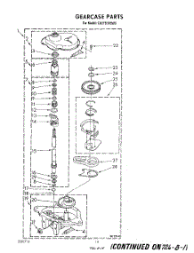 12 - Gearcase parts for Whirlpool Washer CA2751XSW5 from AppliancePartsPros.com