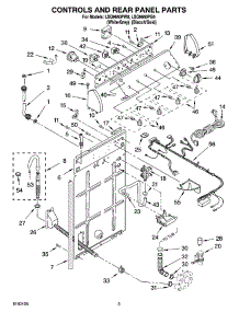 02 - Controls And Rear Panel Parts parts for Whirlpool Washer LSQ9660PG0 from AppliancePartsPros.com