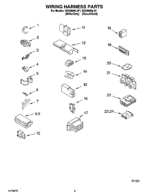 06 - Wiring Harness Parts parts for Whirlpool Washer GSQ9669LG1 from AppliancePartsPros.com