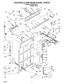 02 - Controls And Rear Panel Parts parts for Whirlpool Washer 6ALSR7244JQ1 from AppliancePartsPros.com