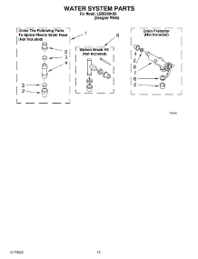 09 - Water System parts for Whirlpool Washer LSB6200KQ0 from AppliancePartsPros.com
