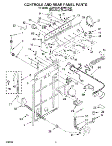 02 - Controls And Rear Panel Parts parts for Whirlpool Washer LSQ9110LW1 from AppliancePartsPros.com