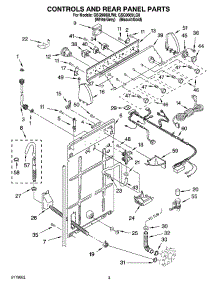 02 - Controls And Rear Panel Parts parts for Whirlpool Washer GSQ9669LG0 from AppliancePartsPros.com