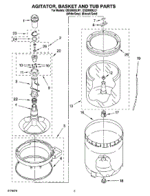 03 - Agitator, Basket And Tub Parts parts for Whirlpool Washer GSQ9669LW1 from AppliancePartsPros.com