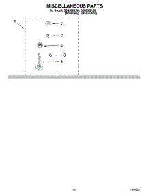 10 - Miscellaneous Parts - Optional Parts (Not Included) parts for Whirlpool Washer GSQ9669LG0 from AppliancePartsPros.com