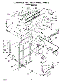 02 - Controls And Rear Panel Parts parts for Whirlpool Washer LSQ9110PW0 from AppliancePartsPros.com