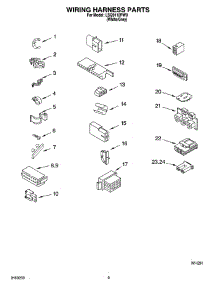 06 - Wiring Harness Parts parts for Whirlpool Washer LSQ9110PW0 from AppliancePartsPros.com