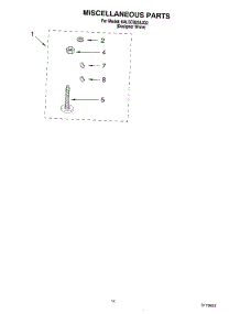 10 - Miscellaneous Parts - Optional Parts (Not Included parts for Whirlpool Washer 6ALSC8255JQ2 from AppliancePartsPros.com