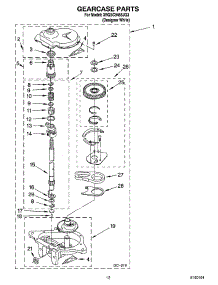 08 - Gearcase Parts parts for Whirlpool Washer 3RGSC9455JQ3 from AppliancePartsPros.com