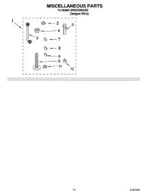 10 - Miscellaneous Parts - Optional Parts (Not Included) parts for Whirlpool Washer 3RGSC9455JQ3 from AppliancePartsPros.com