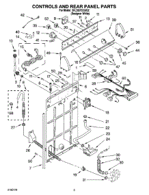 02 - Controls And Rear Panel Parts parts for Whirlpool Washer 3XLSQ7533JQ2 from AppliancePartsPros.com