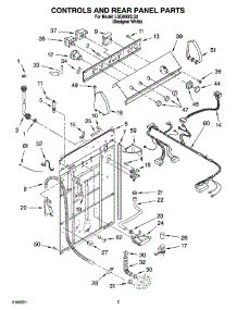 02 - Controls And Rear Panel Parts parts for Whirlpool Washer LSQ8000LQ2 from AppliancePartsPros.com