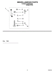 10 - Miscellaneous Parts Optional Parts (Not Included) parts for Whirlpool Washer 3XLBR8543JQ2 from AppliancePartsPros.com
