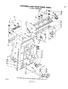 03 - Controls And Rear Panel parts for Whirlpool Washer LA6400XPW0 from AppliancePartsPros.com