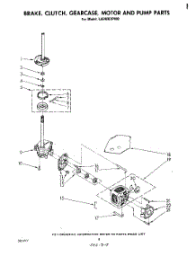 06 - Brake, Clutch, Gearcase, Motor And Pump parts for Whirlpool Washer LA6400XPW0 from AppliancePartsPros.com