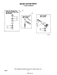11 - Water System parts for Whirlpool Washer LA6500XPW4 from AppliancePartsPros.com