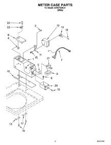 03 - Meter Case Parts parts for Whirlpool Washer CAW2762KQ1 from AppliancePartsPros.com