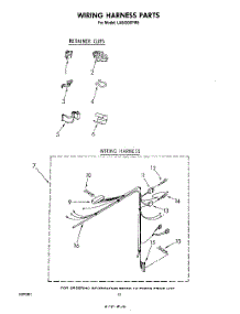 08 - Wiring Harness parts for Whirlpool Washer LA6400XPW5 from AppliancePartsPros.com