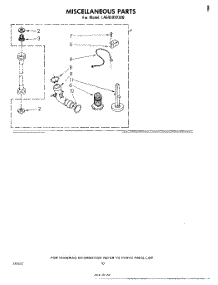 09 - Miscellaneous, Literature And Optional parts for Whirlpool Washer LA6400XKW0 from AppliancePartsPros.com