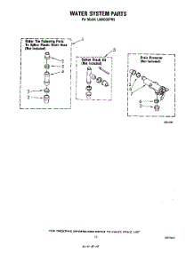 11 - Water System parts for Whirlpool Washer LA6400XPW5 from AppliancePartsPros.com