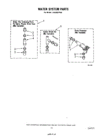 11 - Water System parts for Whirlpool Washer LA6400XPW6 from AppliancePartsPros.com