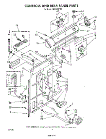 03 - Controls And Rear Panel parts for Whirlpool Washer LA6500XPW5 from AppliancePartsPros.com