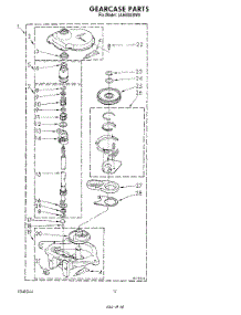 11 - Gearcase parts for Whirlpool Washer LA6500XSW0 from AppliancePartsPros.com