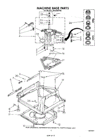 07 - Machine Base parts for Whirlpool Washer LA6500XPW5 from AppliancePartsPros.com