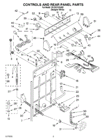 02 - Controls And Rear Panel Parts parts for Whirlpool Washer 3XLSQ7533JQ1 from AppliancePartsPros.com
