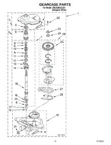 08 - Gearcase parts for Whirlpool Washer 3RLSQ8533JQ1 from AppliancePartsPros.com