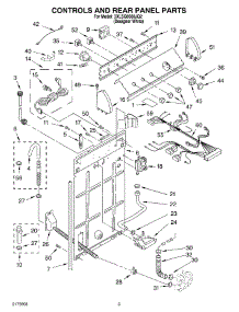 02 - Controls And Rear Panel Parts parts for Whirlpool Washer 3XLSQ8000JQ2 from AppliancePartsPros.com