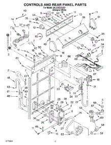 02 - Controls And Rear Panel Parts parts for Whirlpool Washer 6ALSS5233JQ1 from AppliancePartsPros.com
