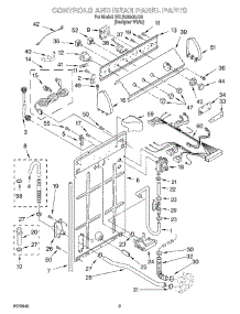 02 - Controls And Rear Panel parts for Whirlpool Washer 3RLSQ8000JQ0 from AppliancePartsPros.com
