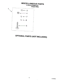 10 - Miscellaneous Parts Optional Parts (Not Included) parts for Whirlpool Washer 3RLBR8543JQ1 from AppliancePartsPros.com