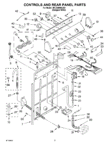 02 - Controls And Rear Panel Parts parts for Whirlpool Washer 3RLSQ8000JQ2 from AppliancePartsPros.com