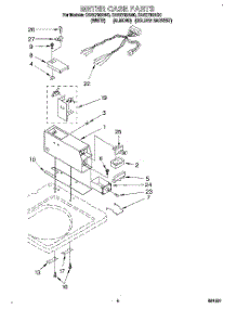 03 - Meter Case parts for Whirlpool Washer CAE2792AW0 from AppliancePartsPros.com