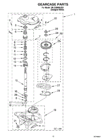 08 - Gearcase Parts parts for Whirlpool Washer 3RLSQ8000JQ2 from AppliancePartsPros.com