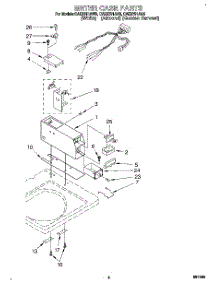 03 - Meter Case parts for Whirlpool Washer CAE2791AW0 from AppliancePartsPros.com