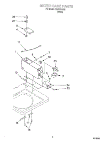 04 - Meter Case parts for Whirlpool Washer CAP2761JQ0 from AppliancePartsPros.com