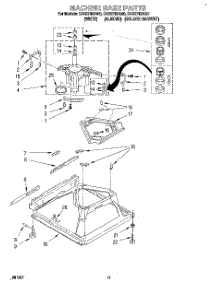 09 - Machine Base parts for Whirlpool Washer CAE2792AN0 from AppliancePartsPros.com