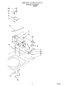 03 - Meter Case parts for Whirlpool Washer CAP2761EW0 from AppliancePartsPros.com