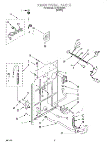 04 - Rear Panel parts for Whirlpool Washer CAP2761EW0 from AppliancePartsPros.com