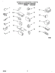 09 - Wiring Harness parts for Whirlpool Washer CAW2762AN0 from AppliancePartsPros.com
