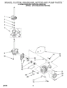 07 - Brake, Clutch, Gearcase, Motor And Pump parts for Whirlpool Washer CAE2791AG0 from AppliancePartsPros.com