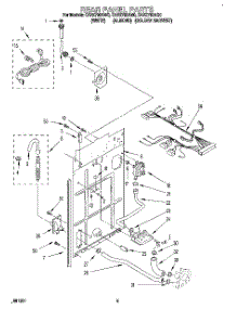 04 - Rear Panel parts for Whirlpool Washer CAE2792AG0 from AppliancePartsPros.com