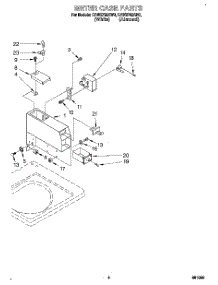 03 - Meter Case parts for Whirlpool Washer CAW2762AW0 from AppliancePartsPros.com