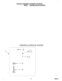 06 - Miscellaneous parts for Whirlpool Washer CAE2792AG0 from AppliancePartsPros.com
