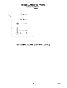 10 - Miscellaneous Parts Optional Parts parts for Whirlpool Washer 7MLSR6232JT3 from AppliancePartsPros.com